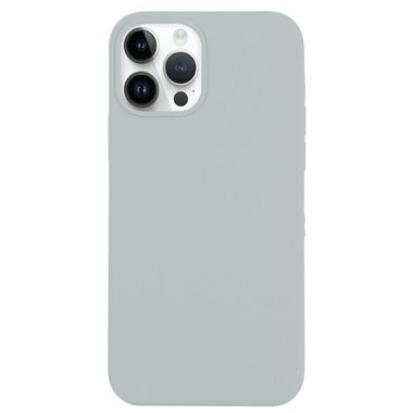 Gumený kryt SILICONE na iPhone 14 Pro Max - Modrošedá