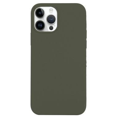 Gumený kryt SILICONE na iPhone 14 Pro Max - Olive Green