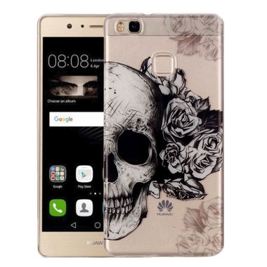 Gumený kryt Skull na Huawei P9 Lite