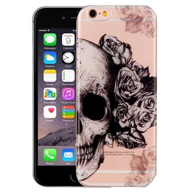Gumený kryt Skull na iPhone 6