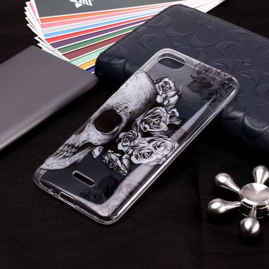 Gumený kryt Skull na Xiaomi Redmi 6A
