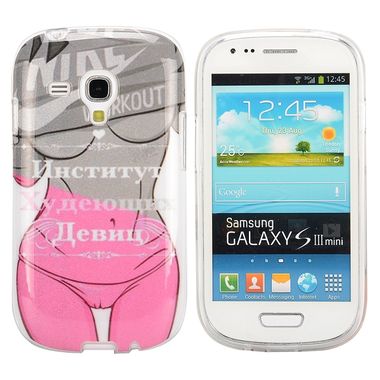 Gumený kryt Slim Girl na Samsung Galaxy S3 mini