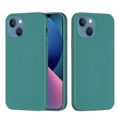 Gumený kryt Solid Color na iPhone 14 Plus – Borovicová zelená