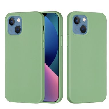Gumený kryt Solid Color na iPhone 14 Plus – Mätovo zelená