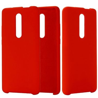 Gumený kryt Solid Color na Xiaomi Redmi K20 / K20 Pro / Mi 9T / Mi 9T Pro - Červená