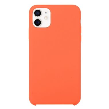 Gumený kryt SOLID na iPhone 14 - Oranžová