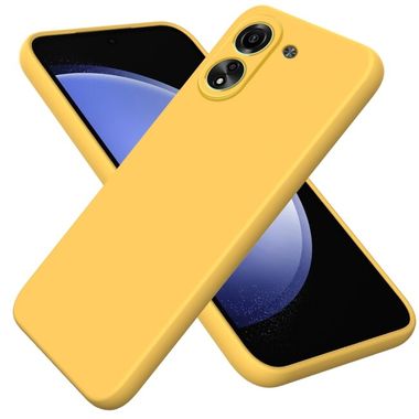Gumený kryt Solid na Xiaomi Redmi 13C - Žltá