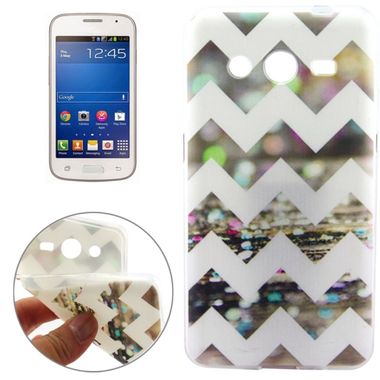 Gumený kryt Sparkle Stripes na Samsung Galaxy Core 2