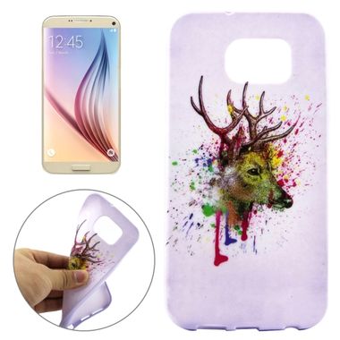 Gumený kryt Splicing Deer na Samsung Galaxy S7