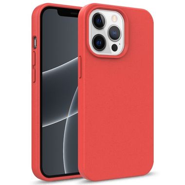 Gumený kryt STARRY na iPhone 13 Mini - Červená