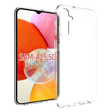 Gumený kryt Texture na Samsung Galaxy A25 5G – Transparent