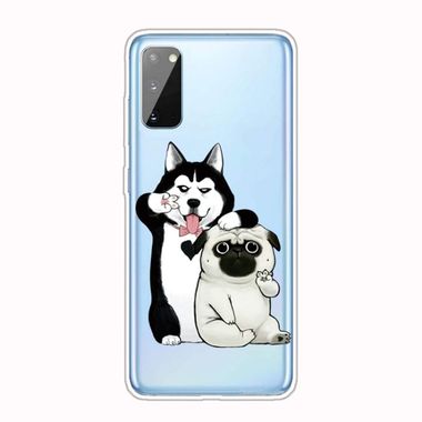 Gumený kryt TPU na Samsung Galaxy A41 - Selfie Dog