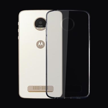Gumený kryt Transparent na Motorola Moto Z2 - priesvitná