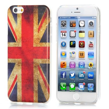 Gumený kryt UK Flag na iPhone 6 Plus