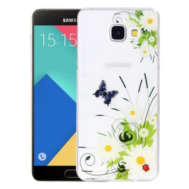 Gumený kryt White Flower na Samsung Galaxy A5(2016)