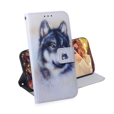Peňaženkové puzdro White Wolf Pattern na Samsung Galaxy A70
