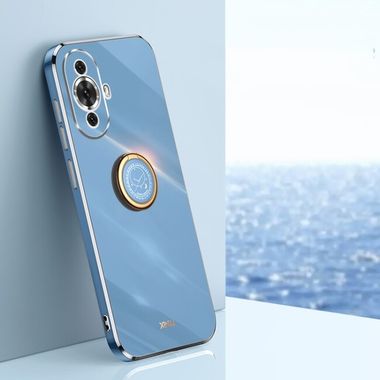 Gumený kryt XINLI Straight Edge na Huawei Nova 11 – Modrá