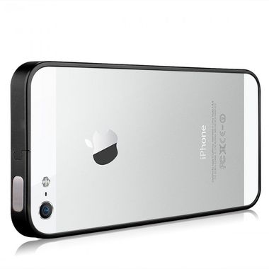 Hliníkový bumper na iPhone 4/4s - čierna
