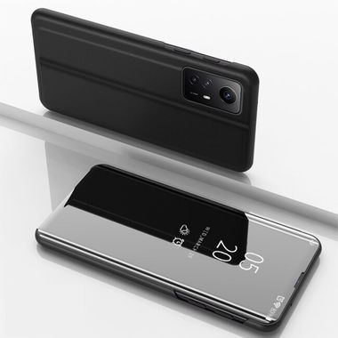 Knížková pouzdro Electroplating Mirror na Xiaomi Redmi Note 12S - Čierna