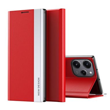 Knižkové puzdro Adsorption na Xiaomi Redmi Note 12 4G - Červená