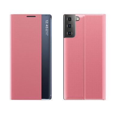 Knižkové puzdro CLOTH na  Samsung Galaxy S21 5G  - Ružová