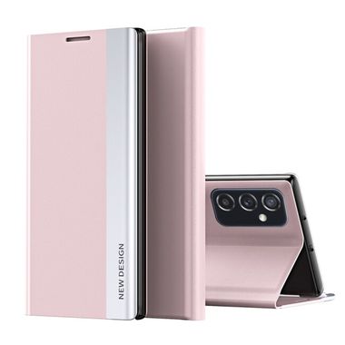 Knižkové puzdro Electroplated na Samsung Galaxy A73 5G - Ružová