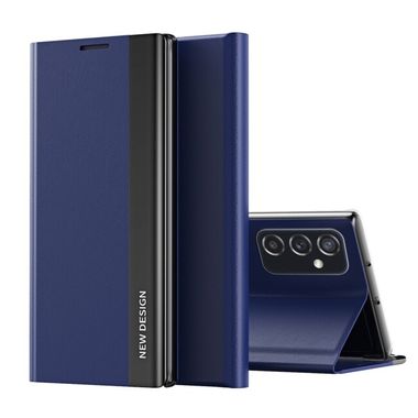 Knižkové puzdro Electroplated na Samsung Galaxy A73 5G - Tmavo modrá