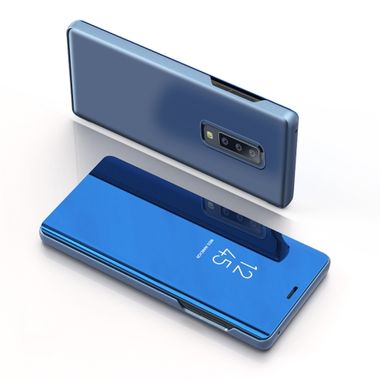 Knižkové puzdro Mirror Clear na Samsung Galaxy A7(2018)- modrá