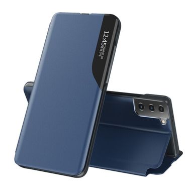 Knižkové puzdro SIDE DISPLAY na Samsung Galaxy S23 5G - Modrá
