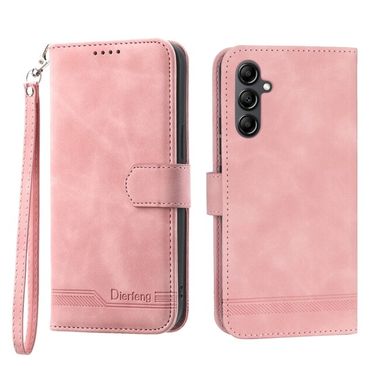 Knižkové puzdro DIERFENG na Samsung Galaxy A34 5G - Ružová