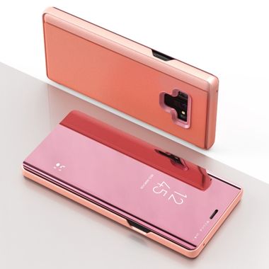 Knižkové puzdro Zrkadlo na Samsung Galaxy Note 9 - Rose Gold
