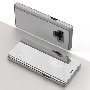Knižkové puzdro Zrkadlo na Samsung Galaxy Note 9 - strieborná