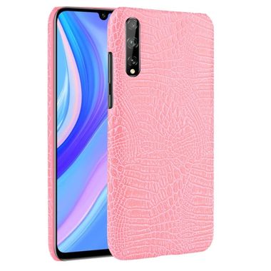 Kožený kryt na Huawei P Smart S - Ružová
