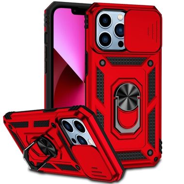 Kryt Holder Armor na iPhone 13 Pro Max - Červená