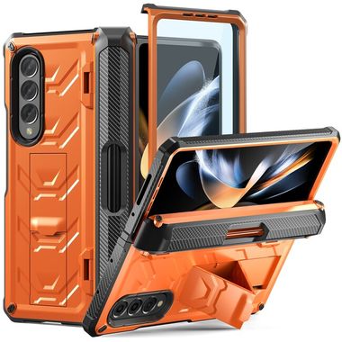 Kryt Machine Armor Shockproof na Samsung Galaxy Z Fold4 - Oranžová