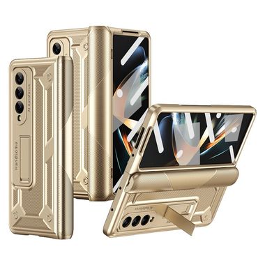 Kryt Punk Armor Integrated na Samsung Galaxy Z Fold4 - Zlatá