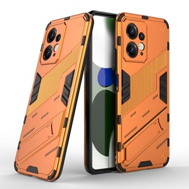 Kryt Punk Armor na Xiaomi Redmi Note 12 4G - Oranžová