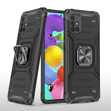 Kryt Magnetic Holder Armor na Samsung Galaxy A51 5G - Čierna