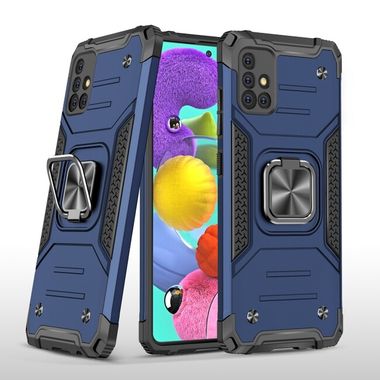 Kryt Magnetic Holder Armor na Samsung Galaxy A51 5G - Modrá