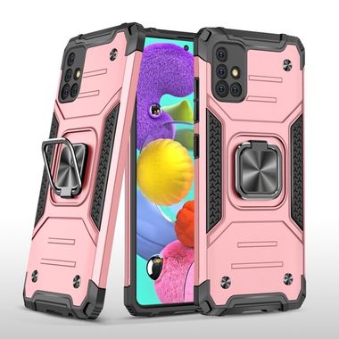 Kryt Magnetic Holder Armor na Samsung Galaxy A51 5G - Ružová