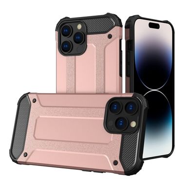 Kryt Tough Armor na iPhone 14 Pro Max - Ružovozlatá
