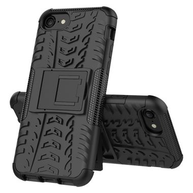 Kryt Tough Armor na iPhone SE (2020) - Čierny