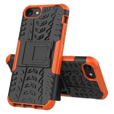 Kryt Tough Armor na iPhone SE (2020) - Oranžový