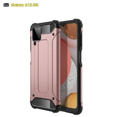 Kryt Tough Armor na Samsung Galaxy A12 - Ružovozlatá