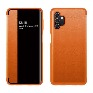 Magnetické kožené puzdro na Samsung Galaxy A52 5G / A52s 5G - Oranžová