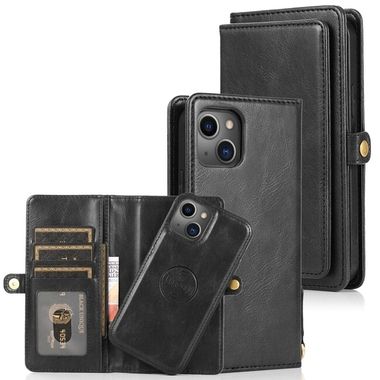 Multifunkčné peňaženkové puzdro STRONG na váš iPhone 14 - Čierna