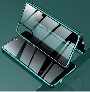 Obojstranný Gumený kryt MAGNETIC na Samsung Galaxy S21 Plus 5G - Zelená