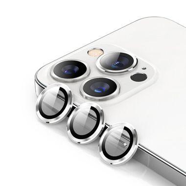 Ochranné sklo ENKAY na zadnú kameru 9H + 0.3 mm pre iPhone iPhone 14 Pro / 14 Pro Max - Strieborná
