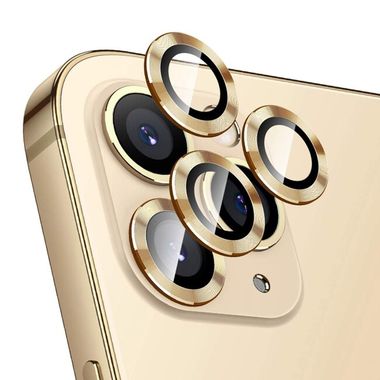 Ochranné sklo ENKAY na zadnú kameru pre iPhone 12 Pro - Zlatá