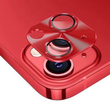 Ochranné sklo na kameru pre telefón iPhone 14 - Červená